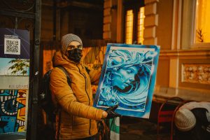 BSBSA (Bucharest Sofia Belgrade Street Art) stencil workshop with Ortaku in Bucharest